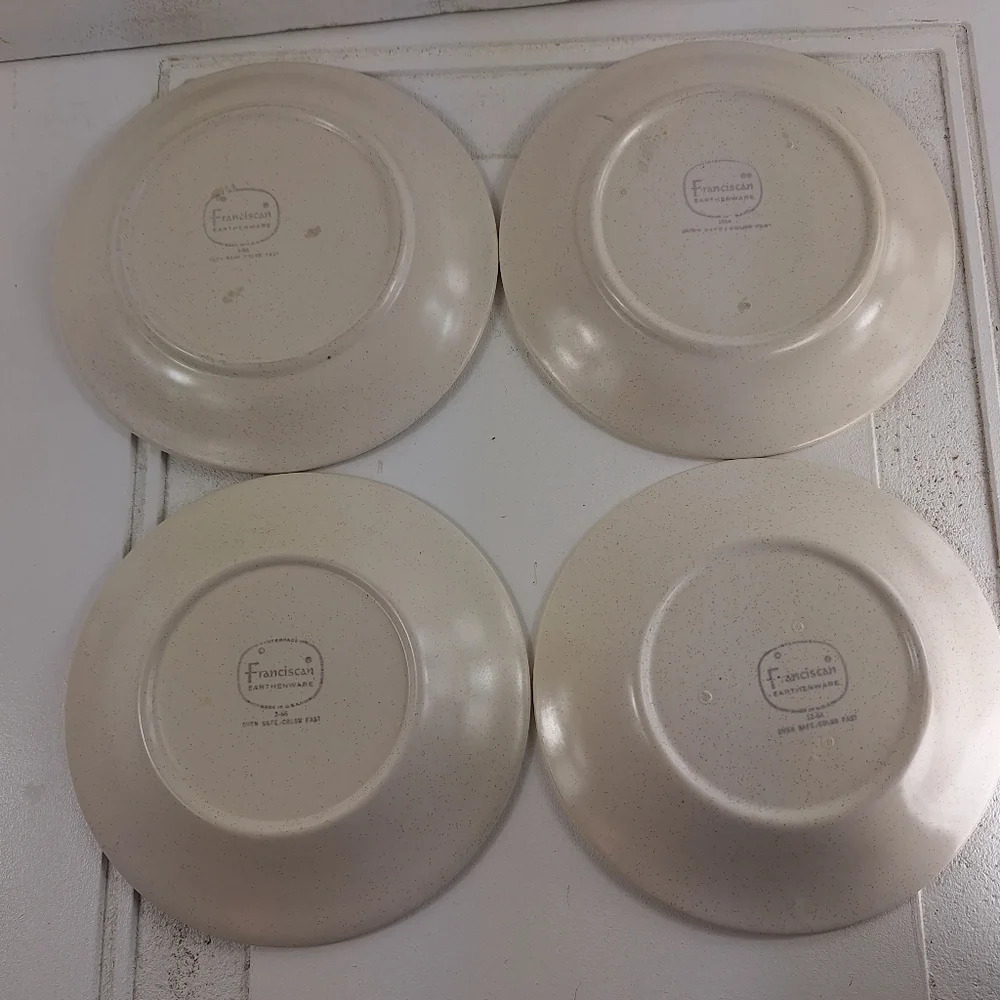 Lot of 4 Franciscan Hacienda Gold 6 1/2" Earthenware Bread / Dessert Plates  USA - Picture 3 of 5